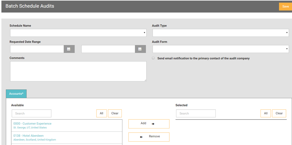 Batch Schedule Audits