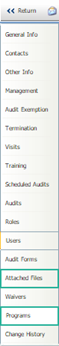 View attached files from these tabs