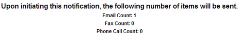 Notification Item Count