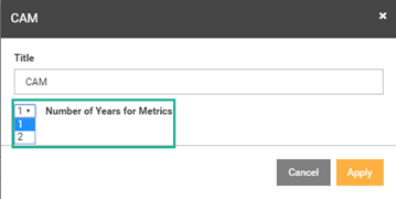 Click the dropdown arrow
