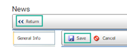 Click SAVE, then RETURN